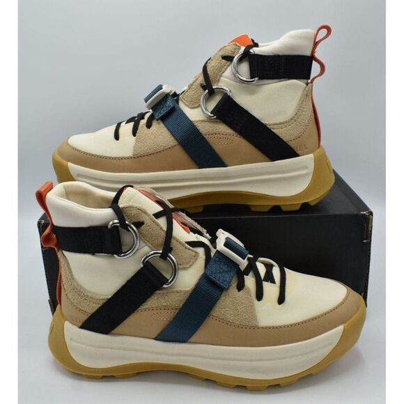 Sorel Womens Size 7 ONA 503 EQ Ceramic Chalk Mid Sneakers Boots Shoes - Picture 3 of 12